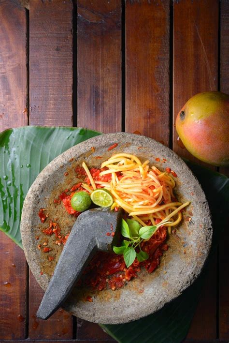 Sambal Mangga Indonesian Mango Chilli License Images 12312356 Stockfood