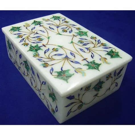 Marble Inlay Jewelry Box At Rs 10000piece Marble Jewellery Box In