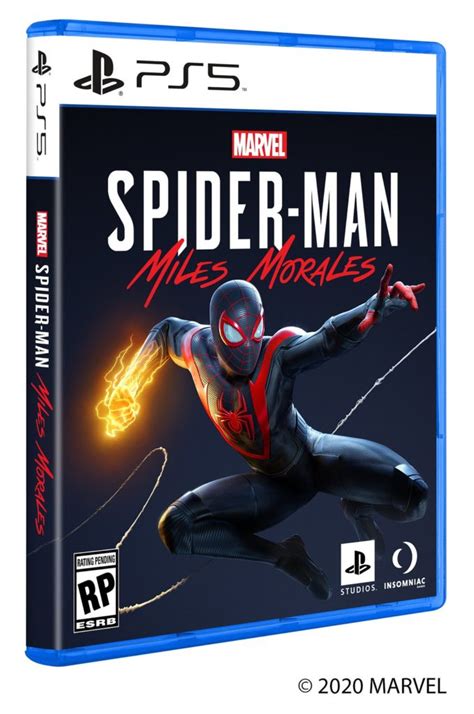 Ps5 Box Art For Spider Man Miles Morales Revealed Clean Like The Console