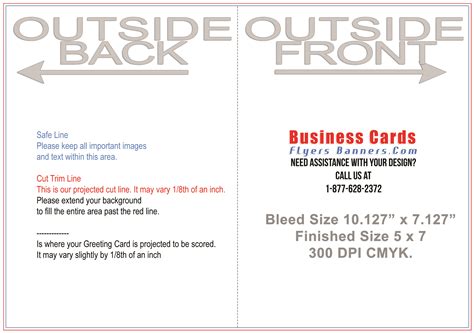 If your chosen format isn't there, then use the pdf format for guidance when creating artwork. Greeting Card Templates - Business Cards Flyers and Banners