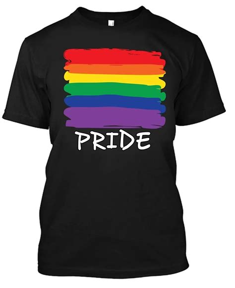 Adult Gay Pride Flag Lgbt T Shirt Men Brand Clothihng Top Quality Fashion Mens T Shirt 100