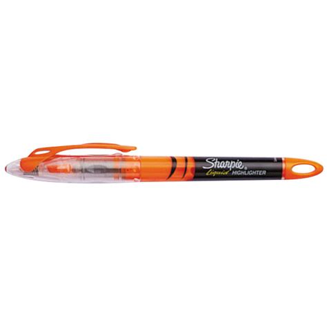 Sharpie 1754466 Accent Liquid Fluorescent Orange Chisel Tip Pen Style