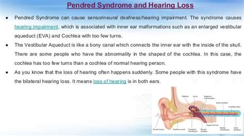 Pendred Syndrome Causing Hearing Loss