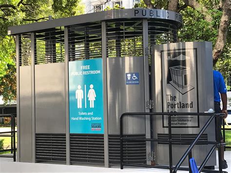 Miami Opens First Permanent Public Toilet In Downtown | Health News Florida