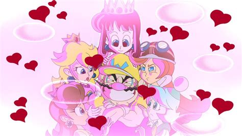 mona warioware princess daisy princess peach princess shokora queen merelda wario mario