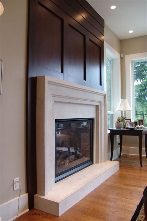 Contemporary Fireplace Mantel Surrounds Contemporary Living Room