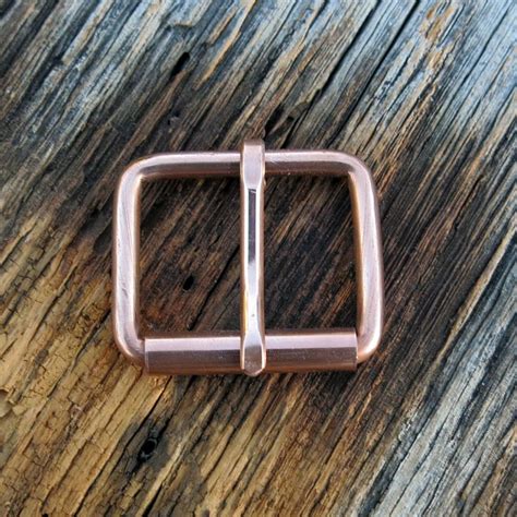 Square Copper Buckle Solid Copper High Quality Polished Etsy Buckle