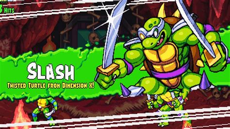 Tmnt Shredders Revenge Slash Boss Fight Ps5 Youtube