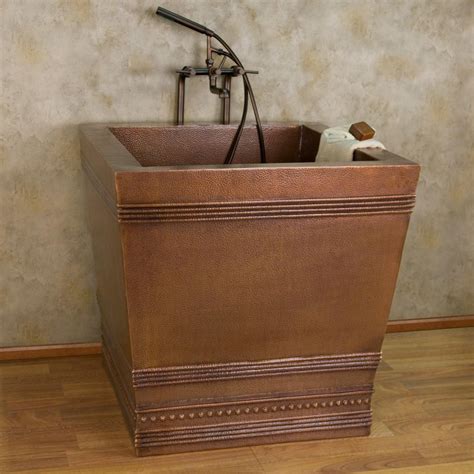 Descriptiondescriptionthis japanese bath is available as a 1200mm or 1050mm square. 35" Benton Square Copper Japanese Style Soaking Tub ...