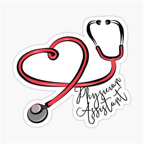 Physician Assistant Sticker For Sale By Evystickersx Redbubble