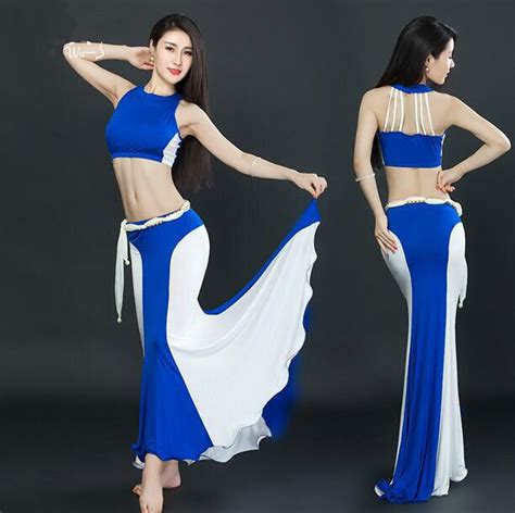 Sexy Women Belly Dance Costume Oriental Dancing Clothing Topskirt