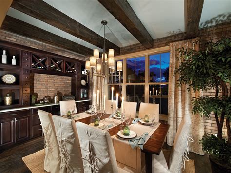 Rustic Dining Room And Living Room Interior 16059 Dining Room Ideas