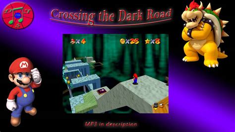 Super Mario Remix Crossing The Dark Road Bowsers Road Youtube