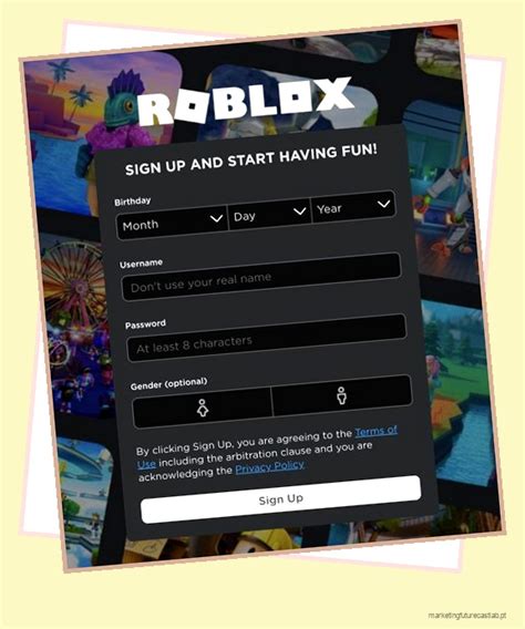 Roblox Login Como Criar Uma Nova Conta Marketing Future