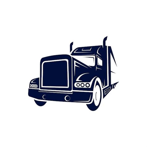 Premium Vector Truck Semi Logo