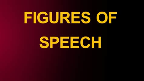 Figures Of Speech With Examples Definition Importance
