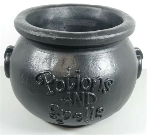 Vintage Halloween Witches Talking Cauldron Blow Mold Halloween Candy