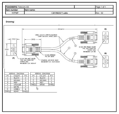 Pin Out Y Cable Cab C20 Rs232 Dbg For C 20 Codec Cisco Community