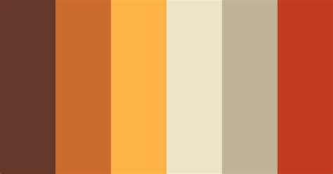 Autumn Pastels Color Scheme Brown