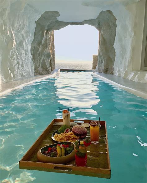 This Cave Pool In Mykonos Greece Cozyplaces