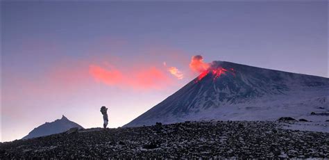Awesome Volcanic Showtime At Klyuchevskaya Sopka In Kamchatka