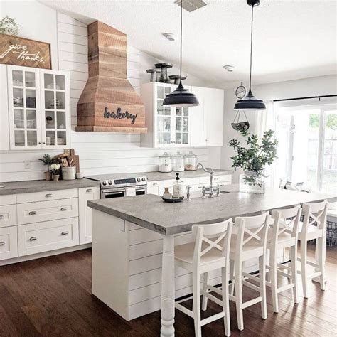 40 Cute Farmhouse Kitchen Decor Ideas Kitchen Design Home Decor