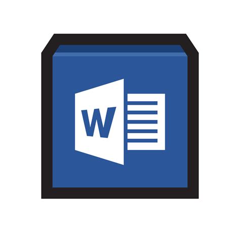 Microsoft Word Icon Flat Strokes App Iconset Hopstarter