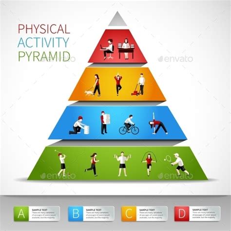 Physical Activity Pyramid Infographic By Macrovector Graphicriver