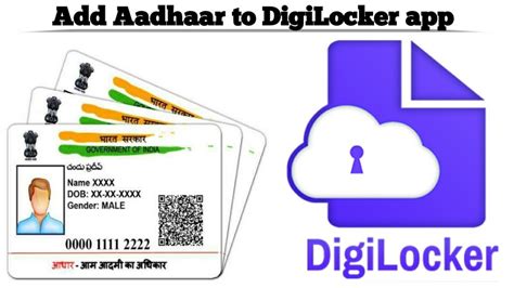 How To Add Aadhaar Card To Digilocker App Link Aadhar With Digital