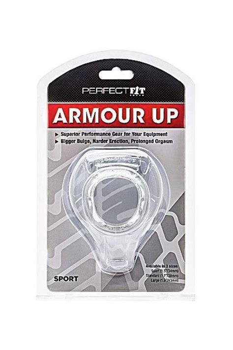Perfect Fit Armour Up Sport Cock Ring Clear