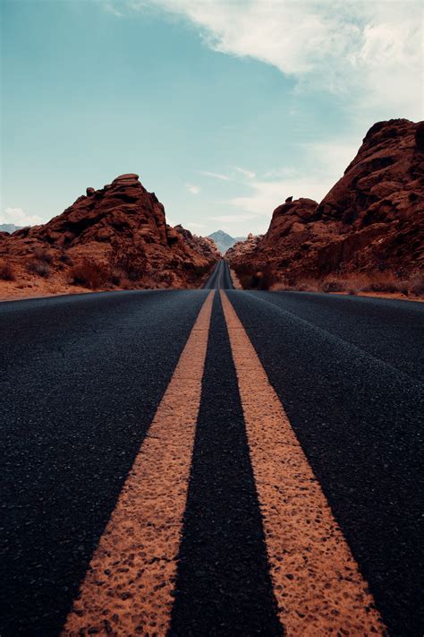 Valley Of Fire State Park Wallpaper 4k Road Tarmac Highway Nevada