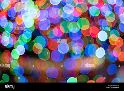 Blurry Christmas Lights Stock Photo Alamy