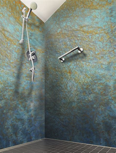 Acrylic vs epoxy comparison chart. Shower and Accent Wall Epoxy Metallic Coatings - Easy DIY Kits
