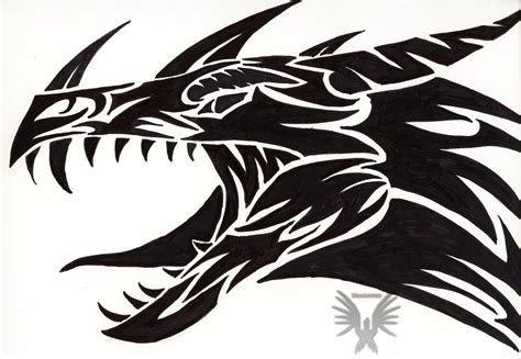 Tribal Dragon By Virensere On Deviantart