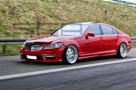 Mercedes S63 Amg W221 Red Vip On Mae Wheels Benztuning