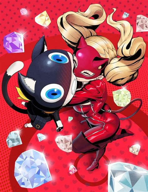 ann and morgana done by me persona5 persona 5 persona anime