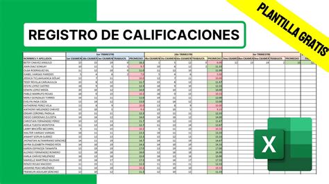 Tabla De Excel Para Calcular Calificaciones Archivo En Excel Para My