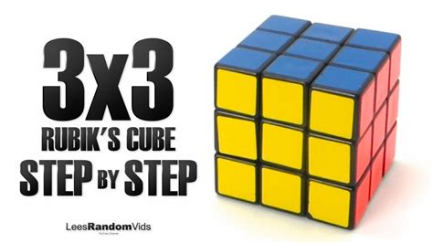 Most people make the mistake of solving one side as the first step. How to Solve a Rubik's Cube Step by Step Beginners ...