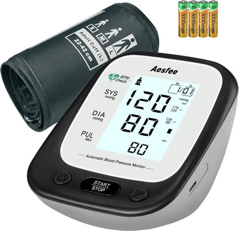 Blood Pressure Monitor Upper Arm With Large Cuff Digital Blood