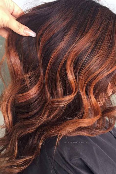 Medium Reddish Brown Hair With Highlights