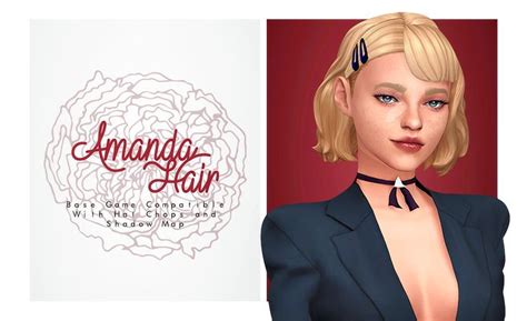 Amanda Hair Sims 4 Hair Sims
