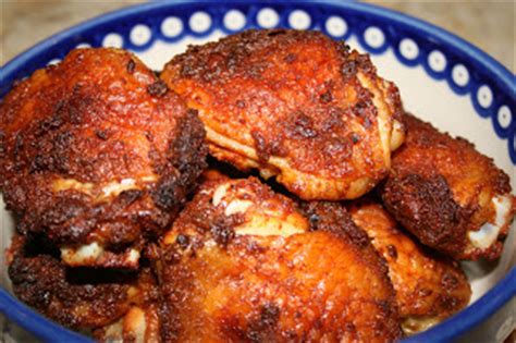 The tandoori chicken gets its name from the equipment used to cook the chicken, the tandoor. Paleo Table - Smoked Paprika Chicken Thighs