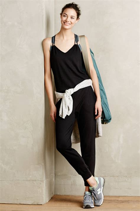Beyond Yoga Prajna French Terry Jumpsuit In Black Lyst