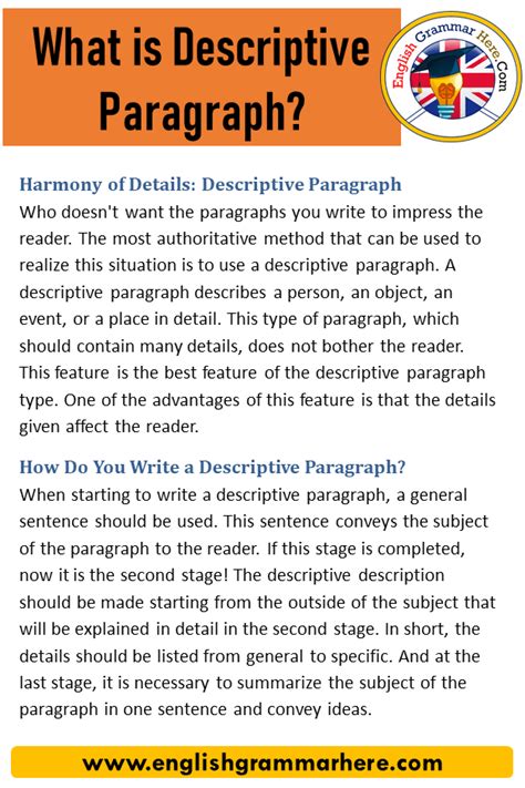 What Is Descriptive Paragraph Descriptive Paragraph Examples And