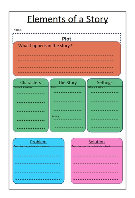 Free Editable Story Elements Graphic Organizer Examples Edrawmax Online