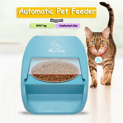 Amazon Top Seller Microchip Automatic Rfid Pet Feeder Smart Cat Feeder