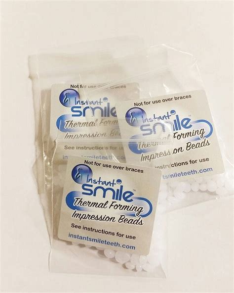 Instant Smile Teeth 10 pack THERMAL FITTING BEADS - Walmart.com