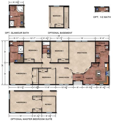 Michigan Modular Home Floor Plan 122 Modular Home Floor Plans