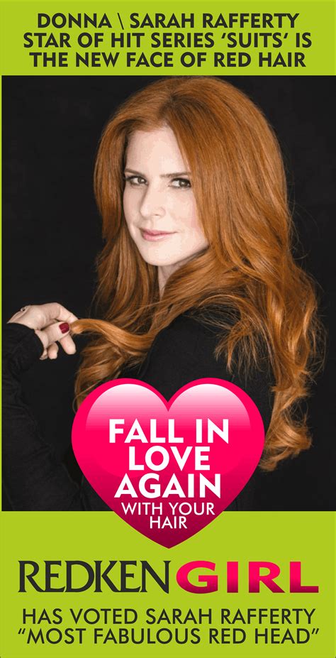 sarah rafferty of suits is truly the new face of red hair in series 1 3 her colour was