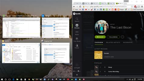 Windows 10 Multitasking With Snap